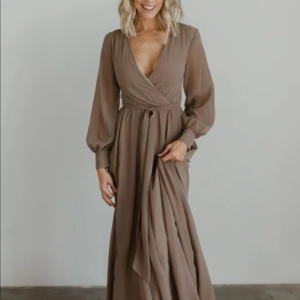 Baltic Born Lydia Maxi Dress in Stone